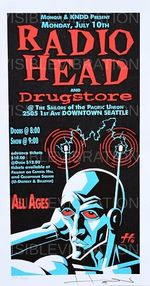 Radiohead Concert Handbill 2005 Justin Hampton
