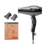 3800 Black Hair Dryer Ceramic & Ionic Super Compact Hairdryer UK