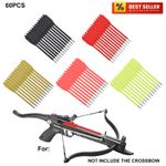 60pcs Crossbow Bolts Arrows 6.3IN Targeting Arrow Pistol Mini Crossbow 50-80lbs
