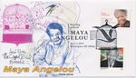 #4979 Dr. Maya Angelou Black Heritage Therome cachet FDC Canada combo Nelson Man