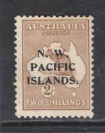 M16398 New Guinea 1915 SG91 - 2/- brown (a).
