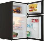 Cookology Under Counter Fridge Freezer 85L 48cm Freestanding - Black UCFF87BK
