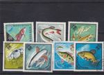 Mongolia - Fishes - 7 stamps 1975