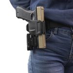 Tactical Gun Holster for Glock 17 19 22 23 Right Hand Belt Clip 360 Rotation
