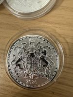 1oz 999 Fine Silver - 2026 Royal Arms CGT Exempt Coin In Capsule