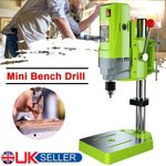 Heavy Duty 710w Rotary Pillar Drill 5 Speed Press Drilling Bench Press Stand UK