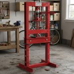 6 Ton Heavy Duty Hydraulic Workshop Press Machine - Adjustable & Versatile