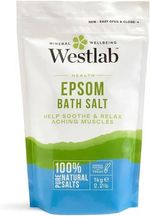 Westlab Reviving Epsom Salt, 1kg Resealable Pouch Pure and Unscented (UK)