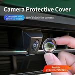 2pcs Universal Car Camera Lens Protector Rear View Backup 360 Anti Scratch Clear