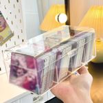 Card Collector Box Acrylic Card Storage Case Collecting Large Capacity Protect