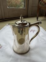 Vintage Silver Elkington & Co Coffee Hot Water Pot Naval Ware Circa 1900