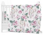 BABY 2PC BEDDING SET  DUVET COVER 135x100CM  Pink Dream Catcher
