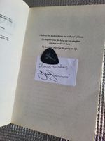 Tony Iommi Signed Book And Plectrum Bundle black sabbath original autograph 