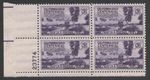 Vintage Unused US Postage Block 3 Cent Stamps California GOLD Centennial 1848-19
