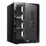New LARGE STRONG STEEL SAFE KEY HIGH SECURITY HOME OFFICE MONEY CASH SAFETY BOX