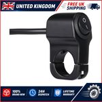 Fog Spot Light On Off Switch Motorcycle Handlebar Motorbike Waterproof UK STOCK
