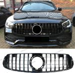 PANAMERICANA GT STYLE FRONT GRILLE GRILL FOR MERCEDES GLC X253 C253 2019-23 LCI