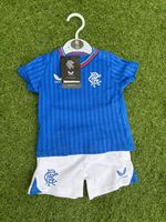 Official Glasgow Rangers FC New Born Baby Home Kit Size 0-3 Months. BNWT 