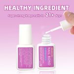 EXTRA STRONG NAIL GLUE BRUSH-ON FOR ACRYLIC TIPS PRESS,ON FIX BROKEN NAILS