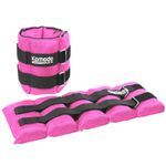 Pink Adjustable ANKLE WEIGHTS Max 10kg Removable 5kg Each Weighted Running Set