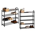 4 or 5 Tier Shoe Storage Rack Footwear Stand Shelf Hallway Entryway Organiser