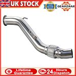Exhaust Downpipe DPF Pipe Stainless Steel For BMW 1 116d 118d 120d N47