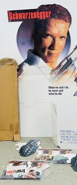 True Lies Movie Cinema Standee Arnold Schwarzenegger Cardboard Cutout Display 94