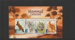 Australia 2026: Mammal Emblems (International) Mini Sheet - Mint Never Hinged.