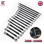 70MM-260MM CNC Motorcycle Bike Gear Shift Shifter Linkage Rod Rearset Black UK