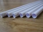 6 X 100cm 1M NEW WHITE 15mm RADSNAPS RADIATOR PIPE COVERS  - FREE UK DELIVERY