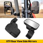 Offroad Rear View Side Mirror Set for ATV UTV Adjustable Driver Passenger Side