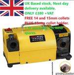MR13-A or MR13-D drill sharpener 3-13mm With FREE 14 and 15mm collets