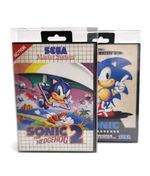 Box Protector Mega Drive Master System With Tabs Sega Game Display Case (1-200)