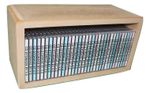 CD Storage box cube cabinet case Twin Pack 2 cubes Vinyl Storage