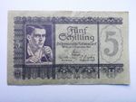 1945 Austria Osterreich 5 Five Funf Schilling Banknote Note - circulated