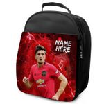 HARRY MAGUIRE Lunch Bag Man Utd School Boy Football Lunchbox Personalised NL16