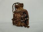 Vintage African Congo Tribal Medicine Man Shaman’s Leather Bag Nganga 