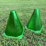Garden Plant Cloche Seedling Protection Plastic Frost Cone Covers (Pack of 24)