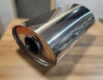 Stainless 12" Long 3" Bore Performance Exhaust Silencer Muffler Rear Box Oval