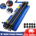 18" Sheet Metal Bead Roller Former Swager Rotary Swaging Machine 6 Die Set