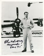 CHARLES SWEENEY Signed Photograph - US Pilot Nagasaki Atomic Bomb - preprint