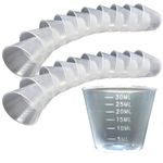 Medicine Medication Plastic Measure Guided Measuring Cup Container Pot 30ml