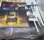 Job Lot 18 x Cinema Movie Film Large UK Mini Quad Original Posters Collection