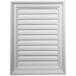 Ekena Millwork 18W X 15H Rectangle Urethane Gable Vent Louver Non-Functional