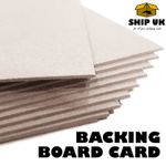 Greyboard A2 A3 A4 A5 A6 Grey Backing Board Thick 1mm Cardboard Frame Mount Card