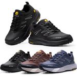 FitVille Men's Extra Wide Fit Hiking Shoes Waterproof Walking Trekking Trainers