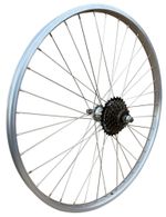 700c REAR Hybrid Bike / Cycle Wheel + 7 Speed Shimano Freewheel