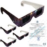 4 x Solar Eclipse Glasses CE EN ISO 12312-2 PPE REGULATION (EU) 2016/425