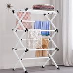 Heavy Duty 3 Tier Clothes Airer Dryer Laundry Horse Drying Rack Indoor Outdoor