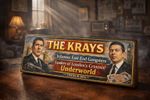 The Krays twins sign London Gangsters classic signs 28cm criminal underworld